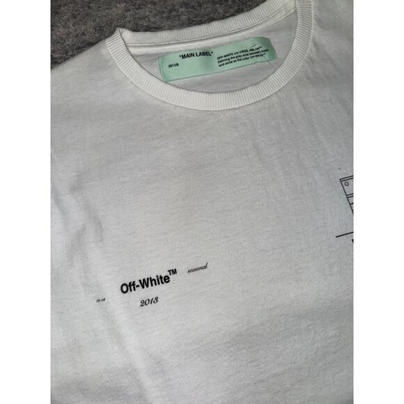 Off-White Hirshleifers Bedroom Capsule 2018 White Short Sleeve T-Shirt Medium M - Picture 6 of 16